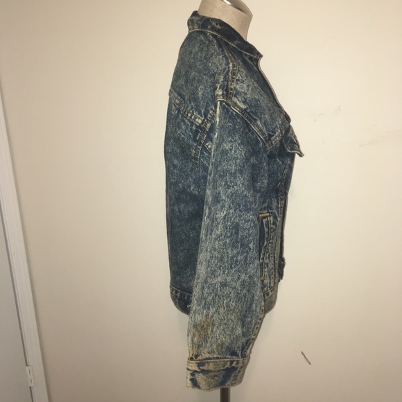 Levi's Vintage 1980's Acid Washed Denim Jacket - Picture 2 of 8